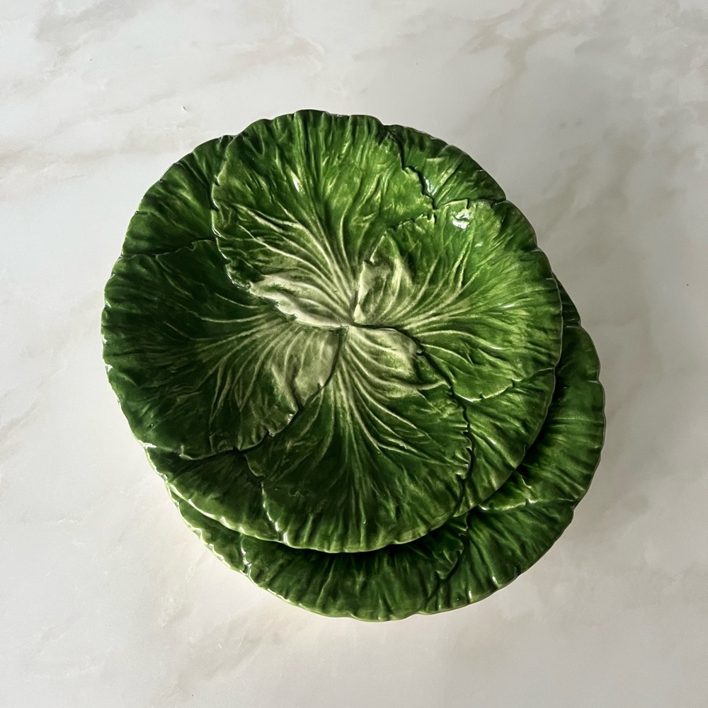 Vietri Green Leaf plate